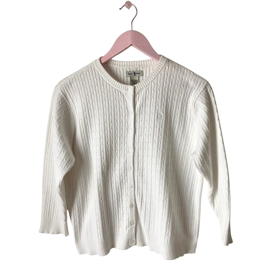 Vintage Duck Head Cotton Cardigan